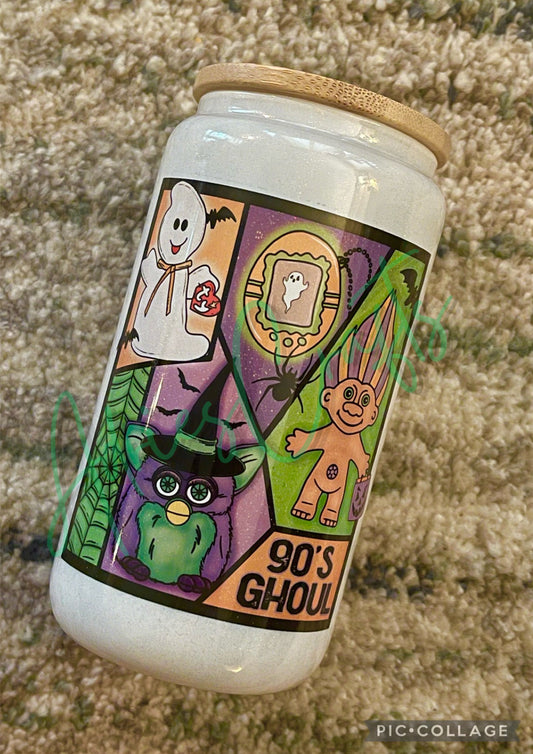 90s Ghoul Glass Cup