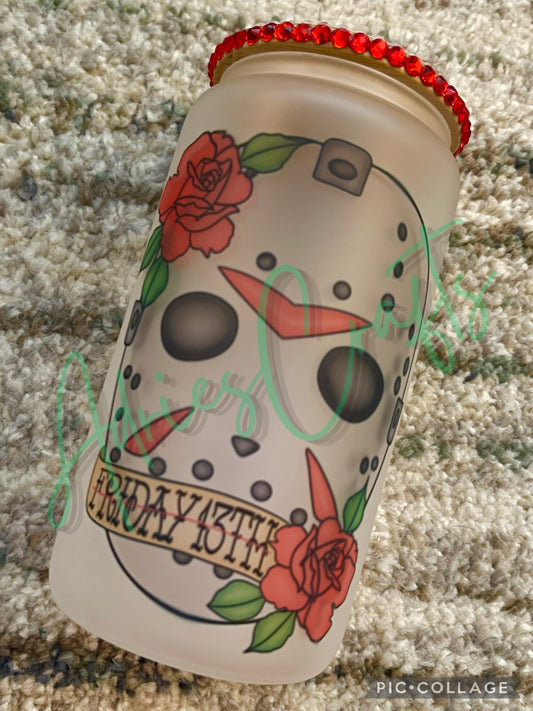 Friday The 13th Glass Cup