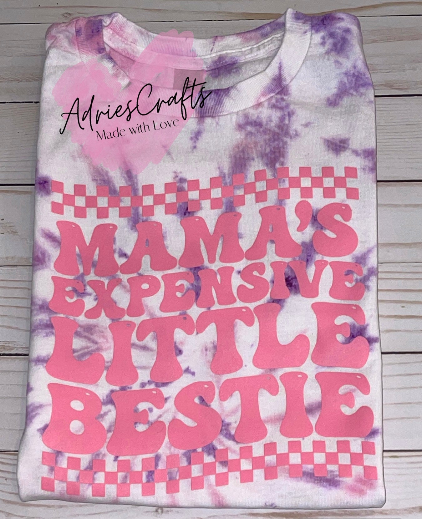 Youth Mama's Bestie Tie-dye T shirt