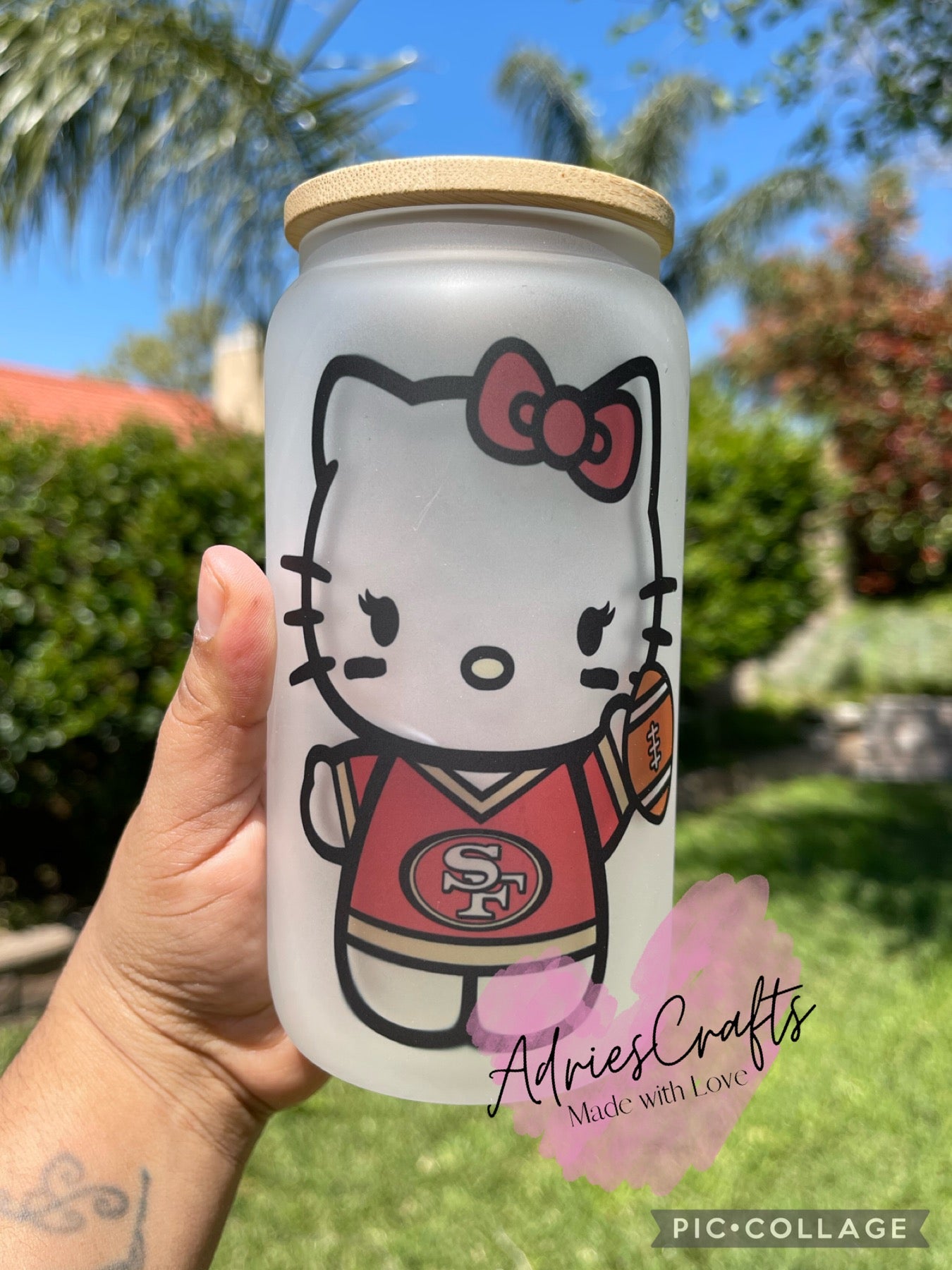Football Kitty Can Cups