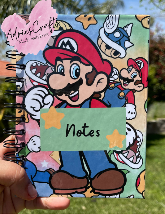 Red Plummer Mario Notebook